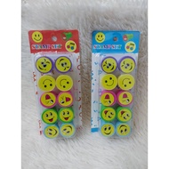 [ Ready Stock ] 10in1 Kids Reward stamp Smile stamping chop 奖励盖章