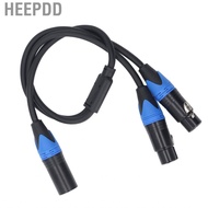 HEEPDD Gugxiom XLR Splitter Cable  3 Pin Dual Female to Male Patch Y Balanced Microphone Cord Audio 