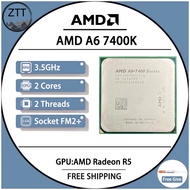 AMD A6-Series A6 7400K A6 7400 K 3.5G Dual-Core Processeur 65W AD740KYBI23JA / AD740BYBI23JA Prise F