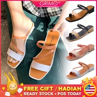 GRIMO Malaysia - Ban-dy Highheel Women’s Kasut Wanita Sandal Shoe Shoes Travel High Heel Perempuan Heels ks12078