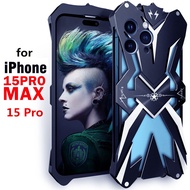 [JLK] Aluminum Bumper Cover for iPhone 13 14 15 Pro Max iphone14 plus Shockproof Heavy Duty Armor Me