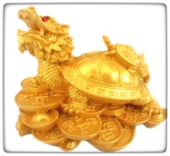 ( FREESHIP- Tặng mã giảm giá 5k) Tượng Rùa hóa đầu rồng cõng con linh vật biểu tượng sức mạnh giàu s