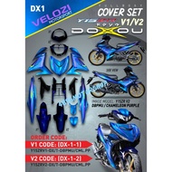 VELOZI DOXOU Y15ZR V1 V2 Y15 FULL BODY COVER SET COVERSET Y-SUKU SIAP TANAM 2K