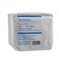 Smith & Nephew Plain Gauze Swabs (10cm x 10cm x 8 Ply x 100's)