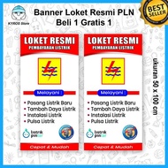 BANNER LOKET BAYAR LISTRIK BELI 1 GRATIS 1
