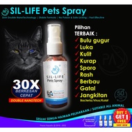 PA Sil-Life Pets Spray colloidal nano silver ARNAB ANJING CAT DOG PET UBAT KURAP KUCING UBAT FUNGUS SPORO LUKA KULAT