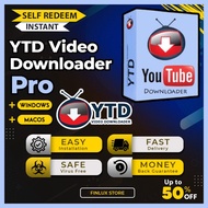 [SELF REDEEM] YTD Video Downloader Pro v9.12.18 Latest 2025 Lifetime For Windows & McOS | YT Downloa