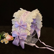 Handmade Gothic Black Butterfly Knot Lace Hairband Sweet Japanese Style Maid Lolita Original Design