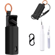 for Skullcandy Dime Evo Case Cover,NOUKAJU Earphone Protective Cover(with Carabiner + Lanyard + Clea