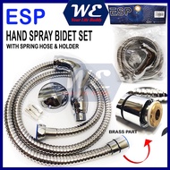 TOILET BIDET SPRAY STAINLESS STEEL MODERN HAND SPRAY BIDET FOR BATHROOM ESP FULL SET