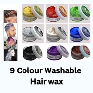 Temporary Colour Hair Wax DIY Pomade Hair Dye Non-toxic Washable Styling Lilin Rambut Sementara Miny
