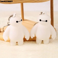 BACKSTREET Keychain White Baymax Home Decor Kawaii Cute for Backpack Cartoon