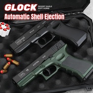 Semi-Automatic Gun Glock Model Toy Soft Bullet Simulated Shooting Toy For Kids Pellet Guns toy Gun