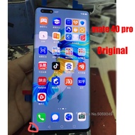 จอ LCD แบบดั้งเดิมจุดเล็กสำหรับ Huawei Mate 40 Pro Mate40 LCD ชิ้นส่วนจอสัมผัสแอลซีดีของเครื่องแปลงด