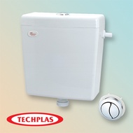 [ TECHPLAS ] (PCP-1109-DF-LL) Duratech Dual Flush Cistern (Push Button | Low Level | 9L/6L/3L)