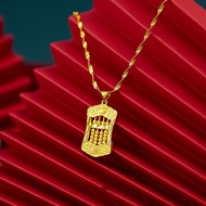 916 gold Lucky Ingot Abacus Pendant /Simple Pendant Abacus  916/22K