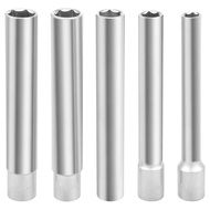[jwerlyday]5Pcs 3/8inch Extra Deep Impact Socket Set Deep Metric Socket Set Hexagon Socket Extra Dee