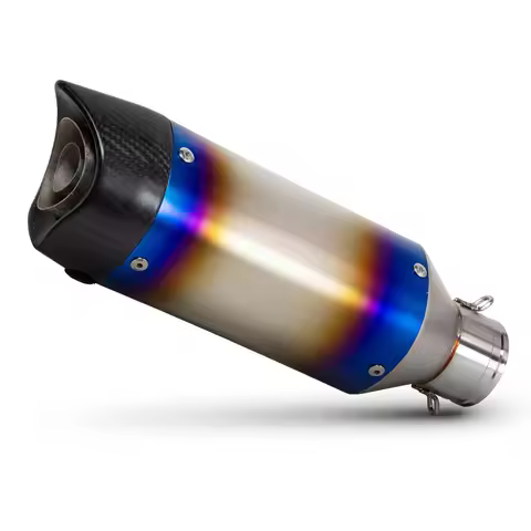 51mm exhaust motorcycle universal carbon fiber muffler with DB Killer For DUKE390 250SR TNT135 ZX25R