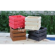 WOODEN CRATE 23x23x15 WOOD BOX WOODEN CRATE WOODEN BOX DECORATION RUSTIC STORAGE BOX WOODEN CRATE