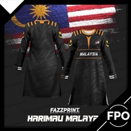 BAJU [MUSLIMAH] FAZZ HM03 - HARIMAU MALAYA TEAM MALAYSIA JERSI FPO
