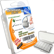 New Genuine Orthowax Plus - Now Precut with Aloe Vera and Vitamin E - Stick Better than competitors 