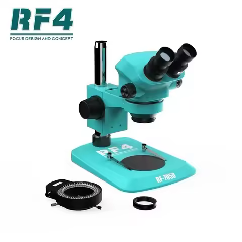 RF4-7050 7-50X Magnification Binocular Microscope Industry Factory Microscope for PBC Laptop Mobile 