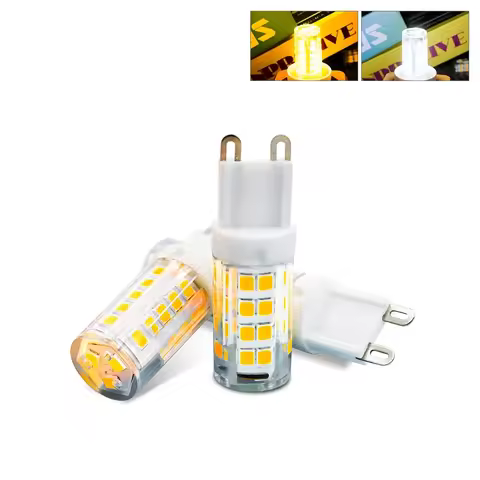 5pcs G9 LED Light Bulbs 3W 5W 9W AC 220V 230V Energy Saving Cold/Warm White Corn Lamps 360 Ray For H