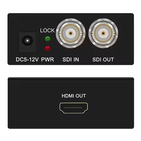 2022 New Style 3G SDI to HDMI&Sdi Converter Box 1080p for HDTV Monitor HD-SDI to HDMI Converter Free