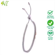 Lắc tay nữ titan mạ vàng 18k lắc tay titan nữ lắc tay nữ dây rút cao cấp không đen không gỉ Người Đ