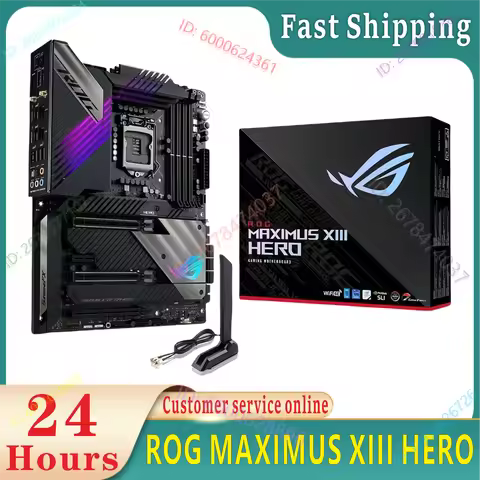 Brand New Original ROG MAXIMUS XIII HERO desktop Intel Z590 DDR4 PCI-E 3.0 LGA 1200 USB3.0 M.2 SATA3