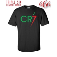 TRIPLESIX - T-Shirt / T-Shirt CR7 - Black - Green/red