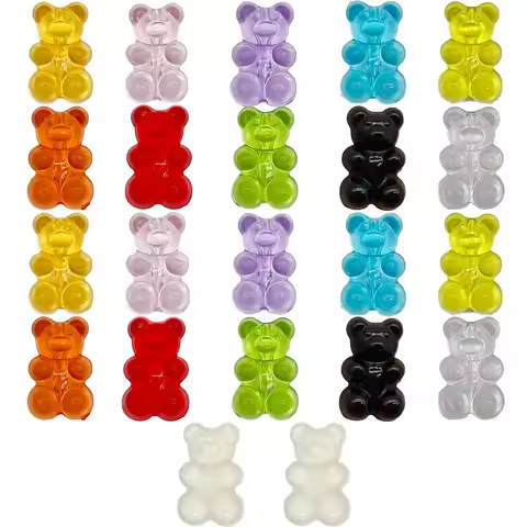 resign bear lots PVC shoe Charms Slippers Buckle combination Fit Wristbands accessories Decoration B