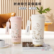 Thermos Cup 3 1 6 Stainless Steel Girls Simple High-Appearance i n s Large-Capacity School Children 