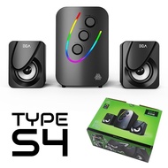 ลำโพงเกมมิ่ง EGA TYPE S4 Speaker ไฟ RGB ลำโพงต่อคอม ของแท้