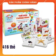 [HCM]Bộ thẻ học 16 chủ đề 416 thẻ học thông minh cho bé loại xịn