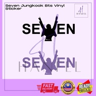 Kpop Boy Group Jungkook Seven Vinyl Sticker Logo / Decal Sticker (Die-Cut)