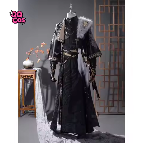 Where Winds Meet Protagonist Outfit - Galloping with the Zephyr Cosplay Party Complete Set QQcos
