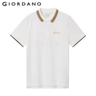 GIORDANO MEN Men's Signature Short Sleeve Embroidery Polo 0 01015256 Giordano Polo Shirt