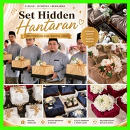 Set Kotak Hidden Hantaran Box Kahwin Tunang (25 x 25 x 10)cm