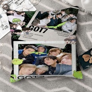GOT7·Group Spirit Sweet-Fun Vibe Square Double-Sided Digital Print Pillowcase | Skin-Friendly Textur