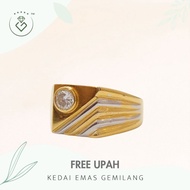 [Kedai Emas Gemilang] 2001174 {YS} Diamond Gold Ring(26)(8.93G)[835 Gold]