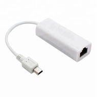 8 Pin USB to RJ45 LAN Cable Adapter - White