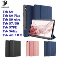 Domo.samsung TAB s6 lite Tablet Case With Pen Slot A7 A8 10.5 samsung S7 S8 plus S7FE S9 ultra