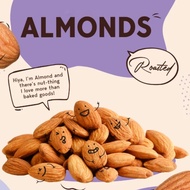 Kacang Almond Panggang 1kg-Roasted Almond 1kg - Almond Matang 1kg - Almond 1kg