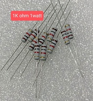 10pcs resistor 1watt 1K ohm resistor 1 watt 1K ohm 5℅