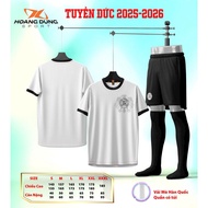 GERMAN WHITE CLUB FOOTBALL CLOTHING 2025 HD SPORT BREATHABLE STRETCH SESAME FABRIC