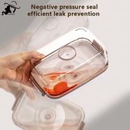 LISHU Kitchen Vacuum Storage Box Large Capacity Sealed Fresh-Keeping Box Transparent Storage Contain