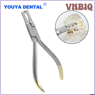 VNBIQ คีมถอดที่ยึดสำหรับการจัดฟันสำหรับฟันหน้ารั้งฟันอุปกรณ์แคะเล็บแสตนเลสคีมตัดทันตแพทย์ BVNEA