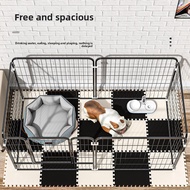 Pet fence, dog fence, suitable for small, medium and large dogs; indoor fence, square pipe, iron iso