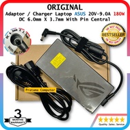 Original Laptop Charger Adapter ASUS TUF A15 FX506 Fx506I FX506UI ROG Zephyrus Gamming GA502 Series 20V - 9.0A 180W DC 6.0mm*3.7mm